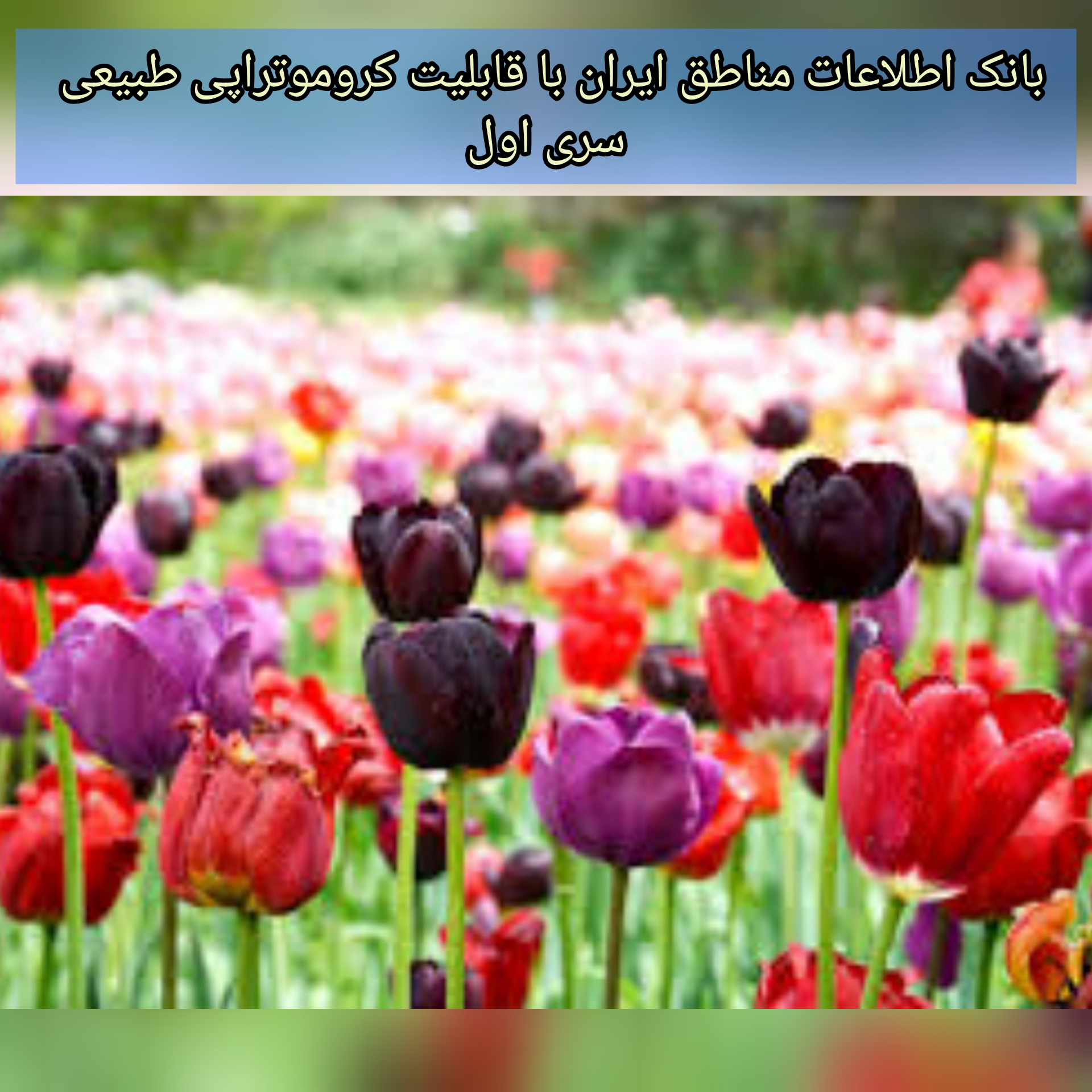 بانک اطلاعات مناطق ایران با قابلیت کروموتراپی طبیعی (1)